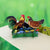 Handmade Online Party Supplies Colourful Chicken Family On A Farm 3D Pop Up Greeting Card
