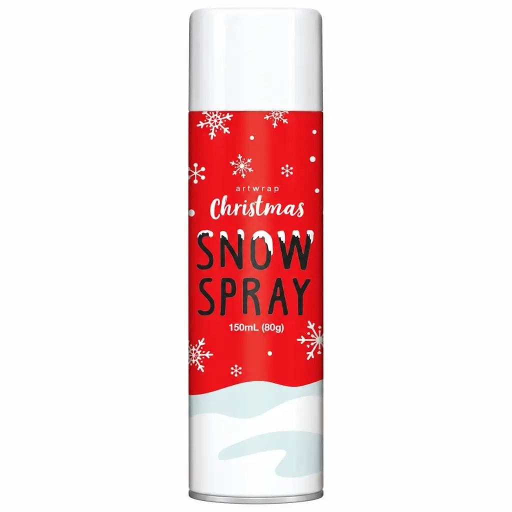 Christmas artificial snow spray in a 150ml can