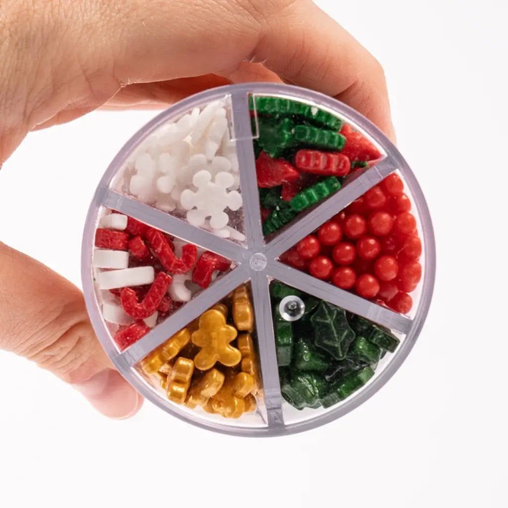 Sprinks Christmas 6 Cell Sprinkle Shapes 85g