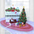 Meow Cat Christmas Party 3D Pop Up Greeting Card