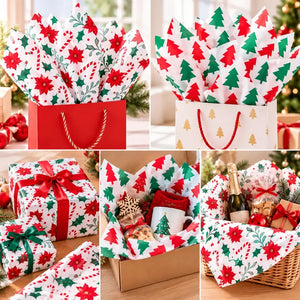 Christmas Printed Tissue Paper uses