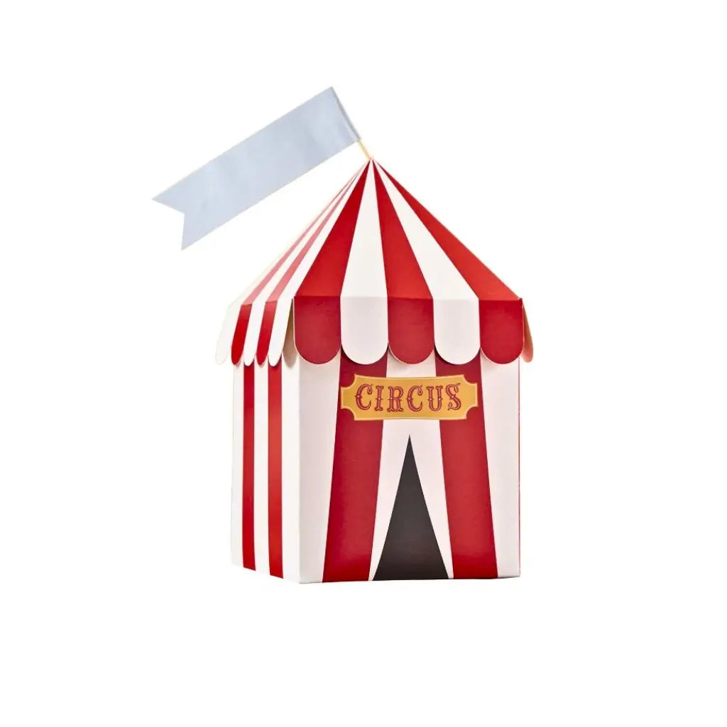 Circus party customisable favour boxes