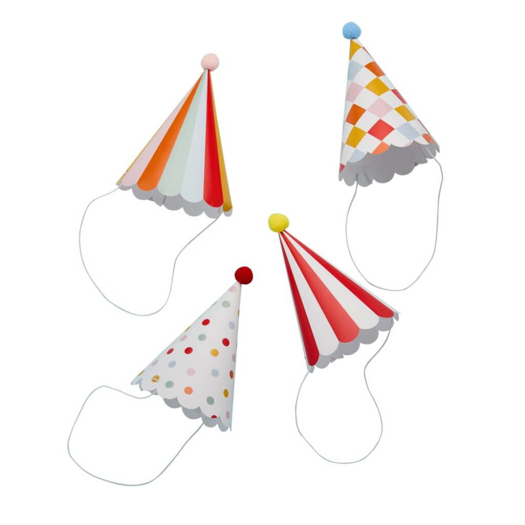 Circus themed hats for kids party