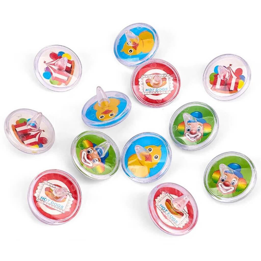 Classic spinning tops for kids birthday parties