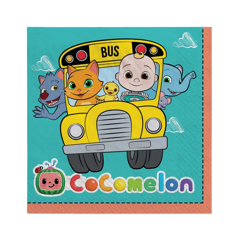 CoComelon Lunch Napkins 16pk