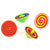 Coloured Spin Tops 8pk kis toy games party favours