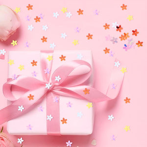 Colourful Metallic Flower Sequins Confetti Craft, Sewing & Wedding Table Decoration Mix