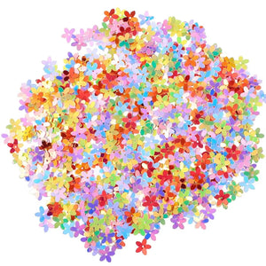 Colourful Metallic Flower Sequins Confetti 20g – Craft, Sewing &amp; Wedding Table Decoration Mix