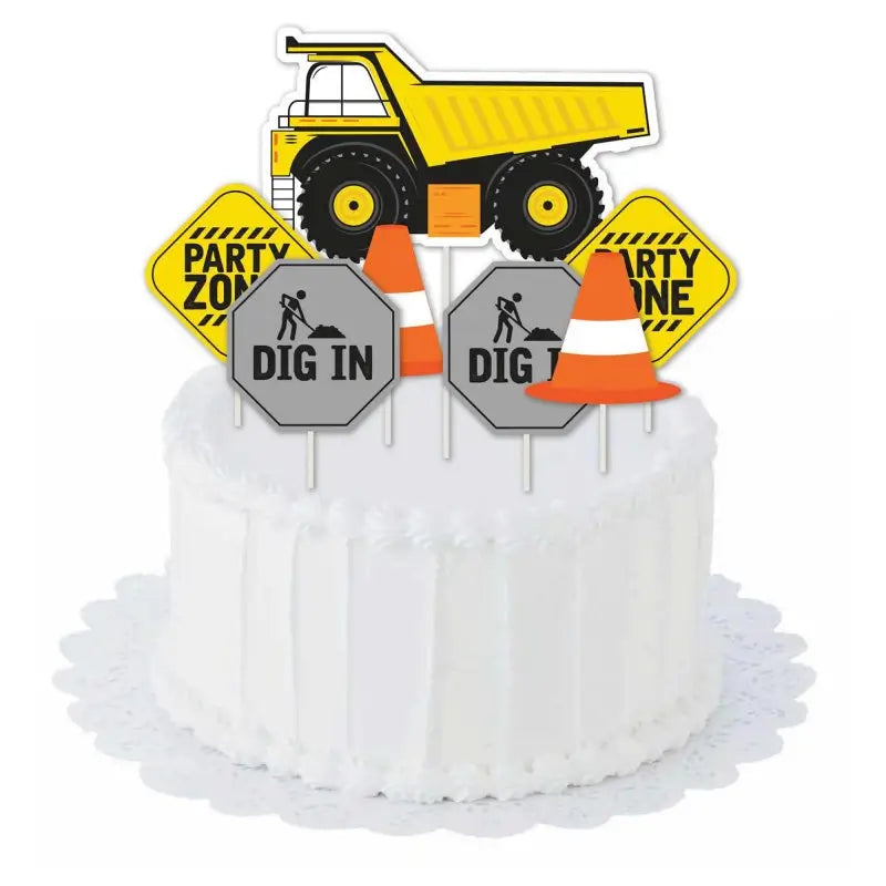 Construction Cake Decorating Kit 7pk