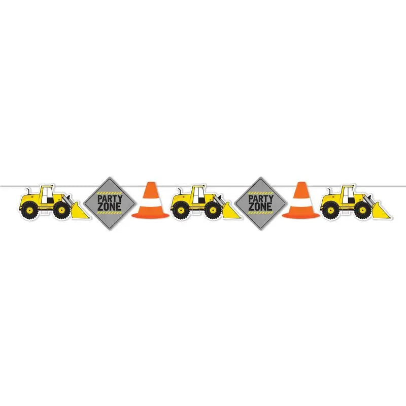 Construction Garland Banner