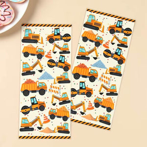 Construction Vehicle Plastic Goodie Bags 10pk