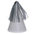 Cool Grey Party Hats with Tassel Toppers 10pk