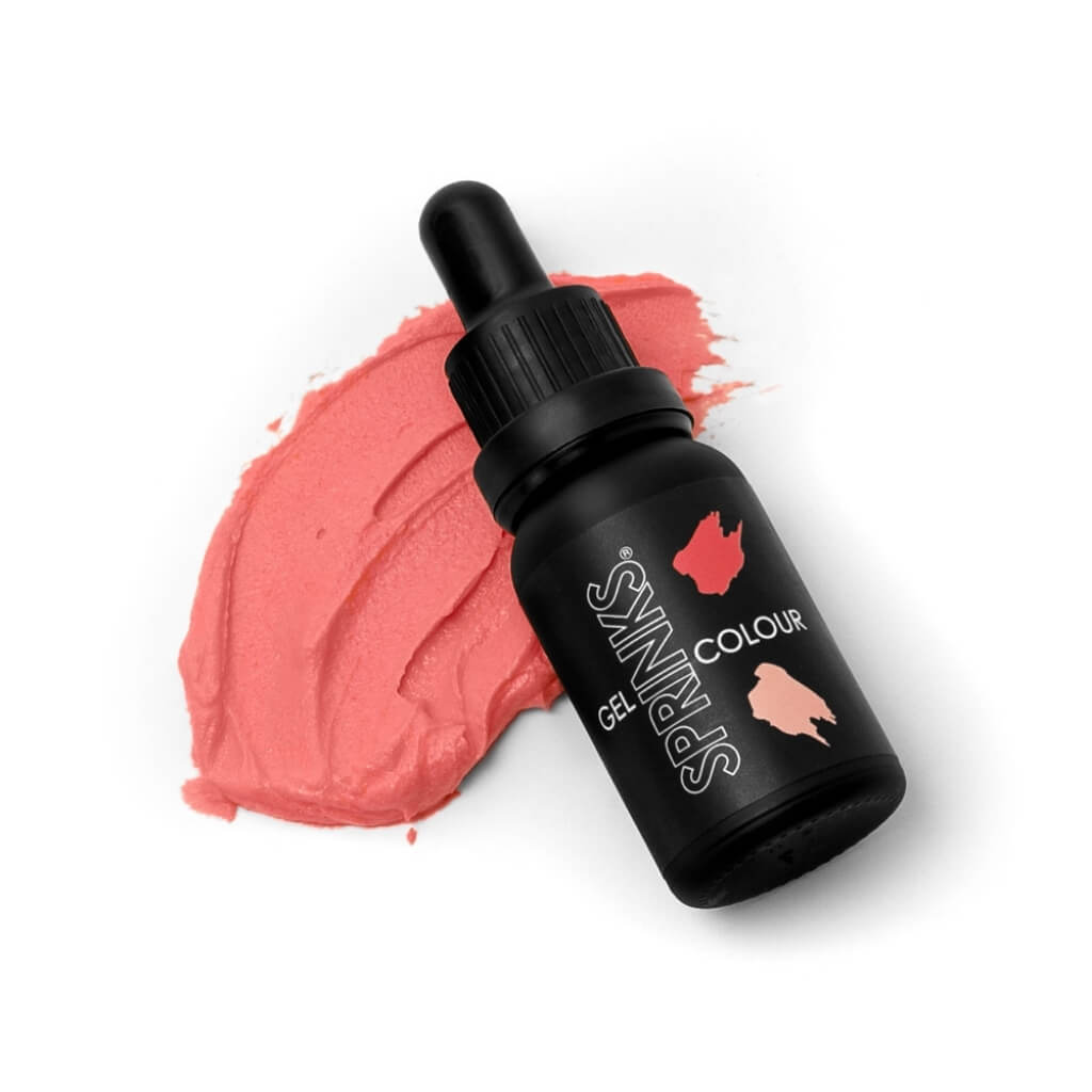 Sprinks coral gel food colouring 15ml bottle
