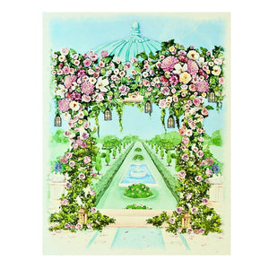 Country Wedding with Bride & Groom 3D Pop Up Greeting Card
