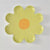 Cream Daisy Paper Plates 17cm 10pk