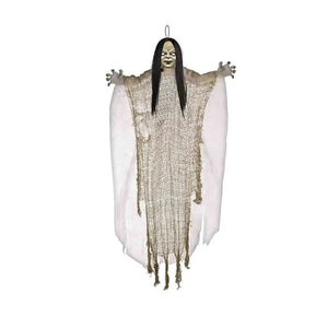 61cm creepy girl hanging Halloween decoration with long black hair
