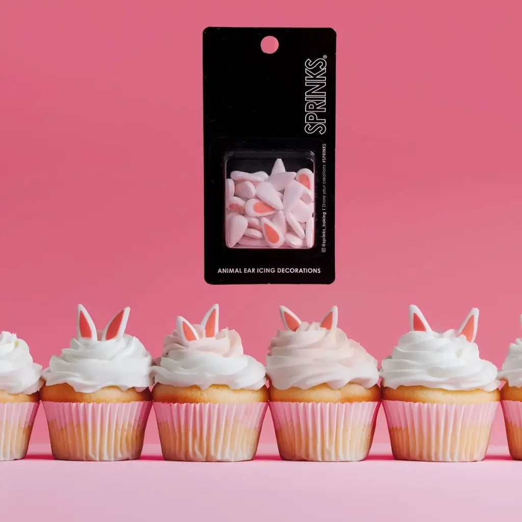 Sprinks animal ear icing decorations for cupcakes and cakes
