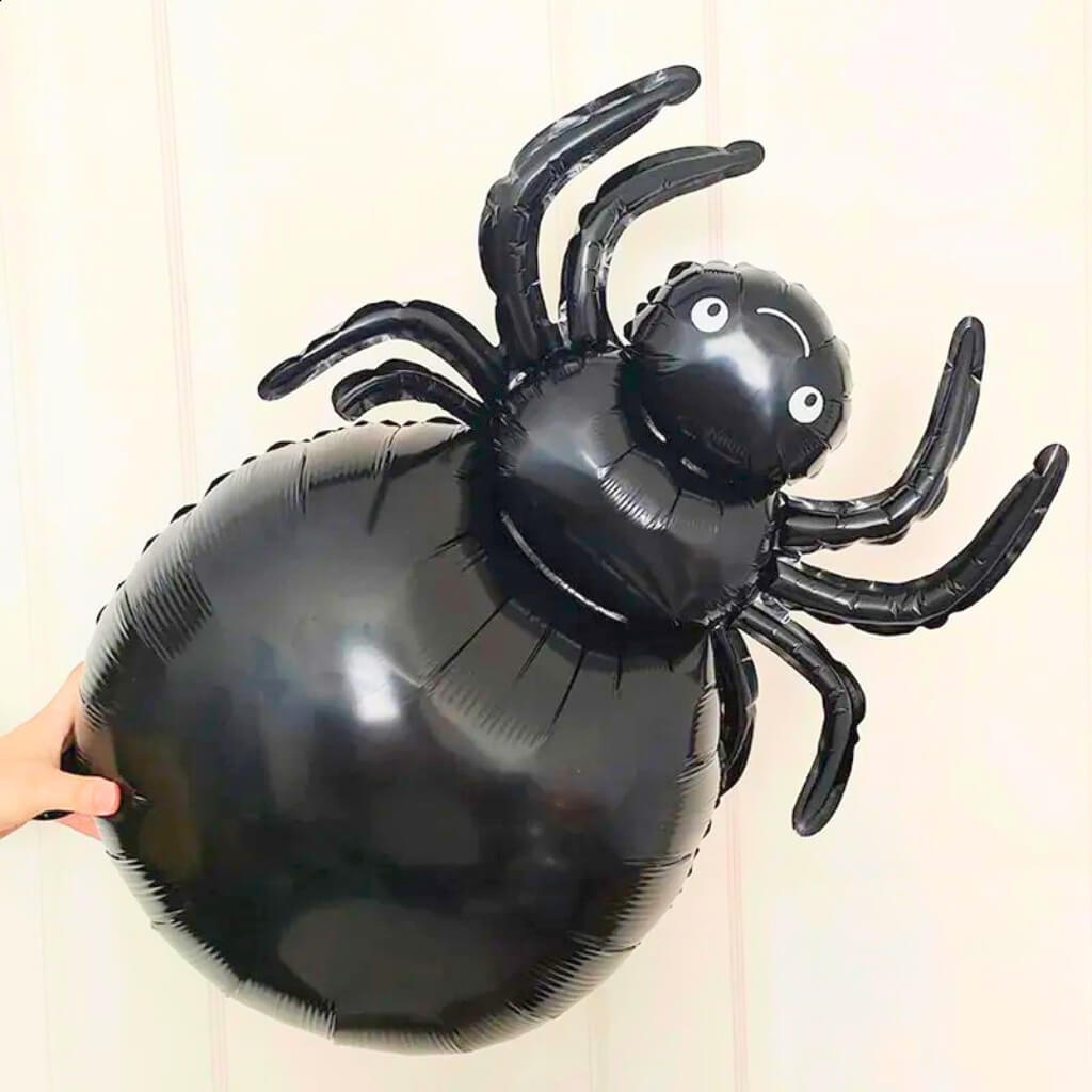 Cute Black Halloween Spider Foil Balloon – 53x80cm party decoration