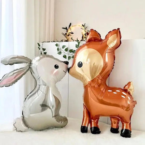 Cute Brown Woodland Deer Foil Balloon