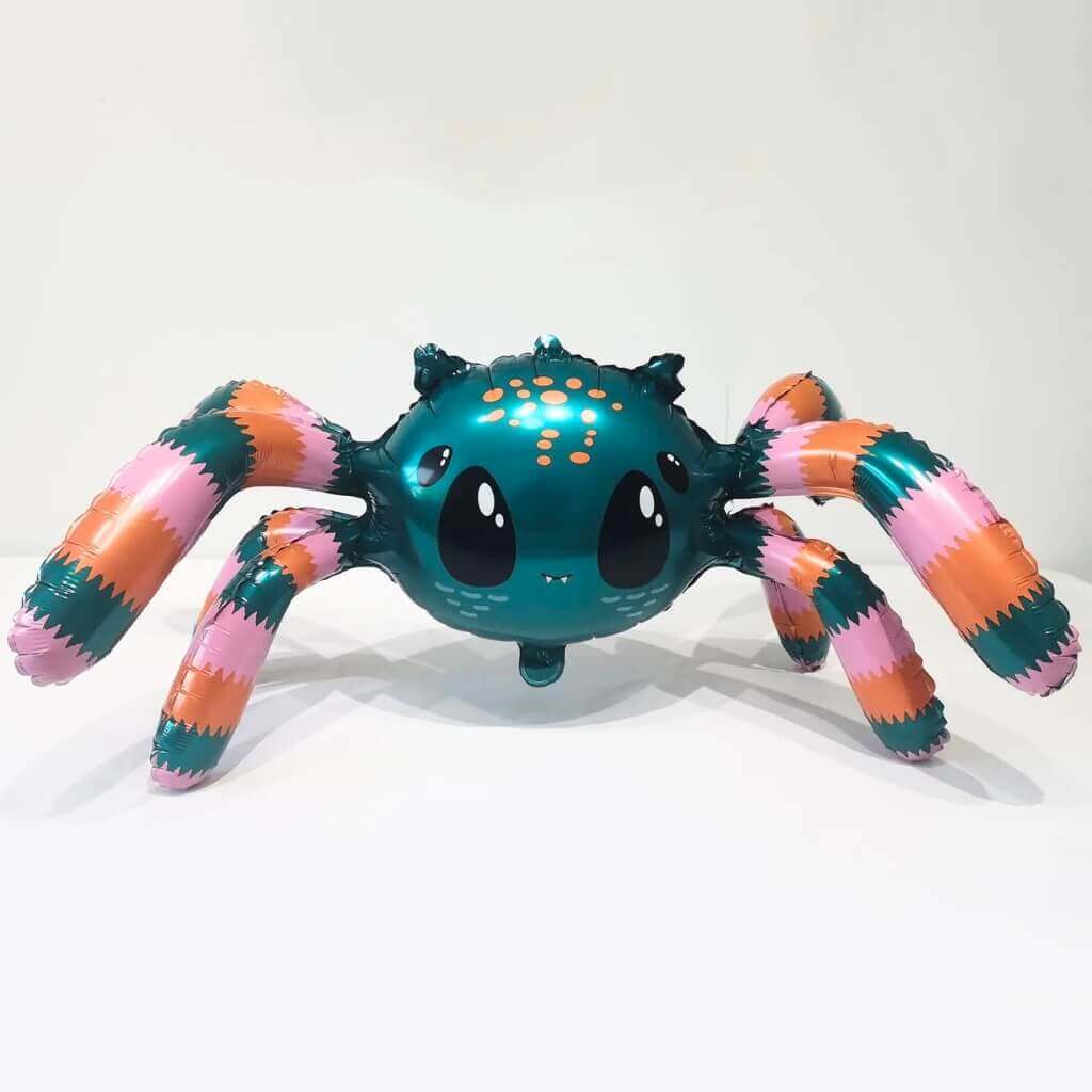 Jumbo Cute Colourful Spider Foil Balloon – 99x39cm
