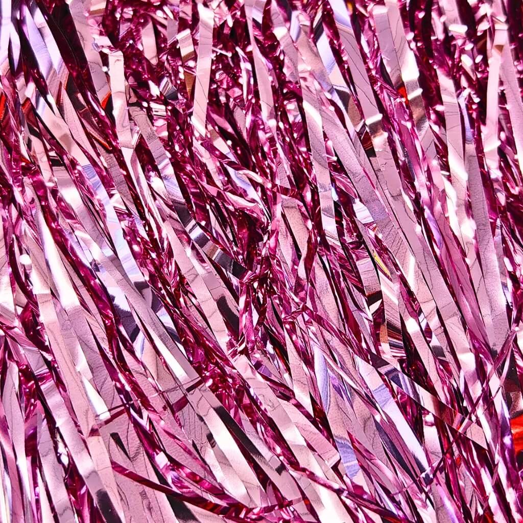 Cheer squad pink pom poms with grip handle