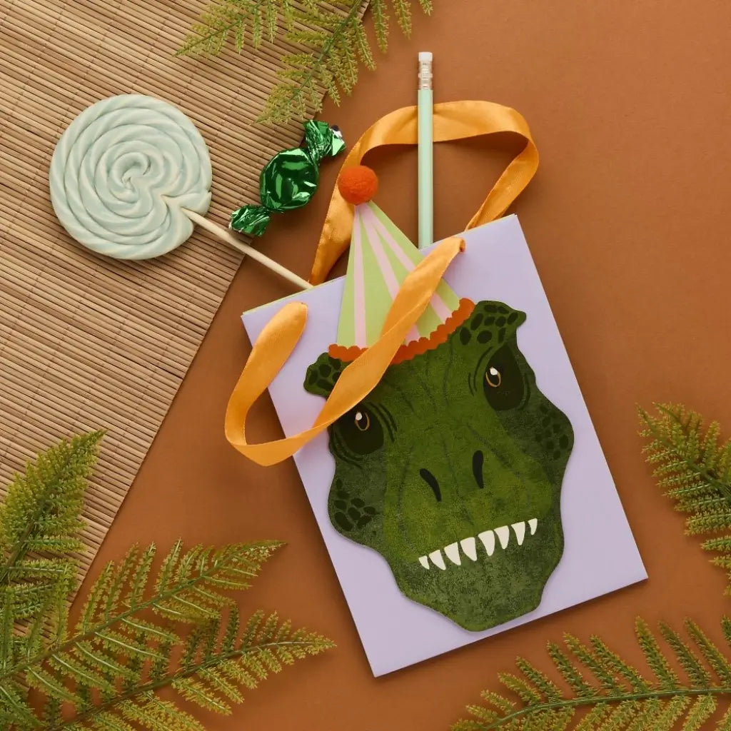 Party Dinosaurs paper party bags 24cm x 15cm 5 pack