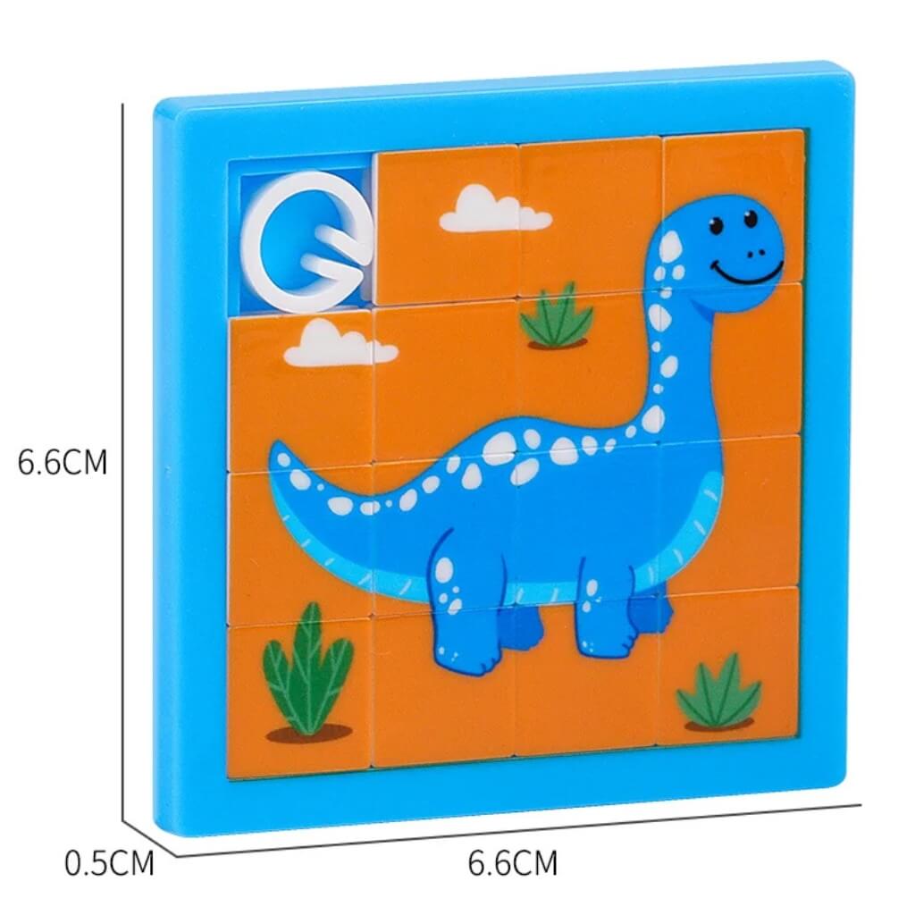 Pack of 2 Dinosaur Slide Puzzles – Party Bag Filler Toys.
