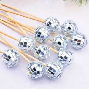 Disco Ball Cocktail Picks 6pk