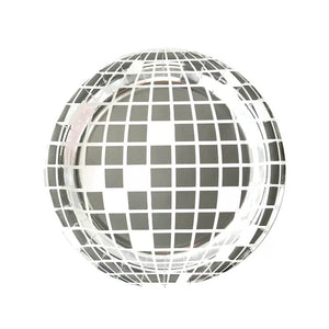 Large Disco Ball Paper Plates 23cm 8pk