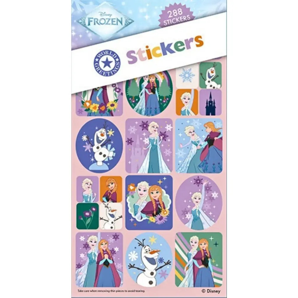 Disney Frozen, Frozen Sticker Book, Elsa Stickers, Anna Stickers, Olaf Stickers, Party Bag Fillers, Party Favours, Craft Stickers, Kids Stickers, World Greetings