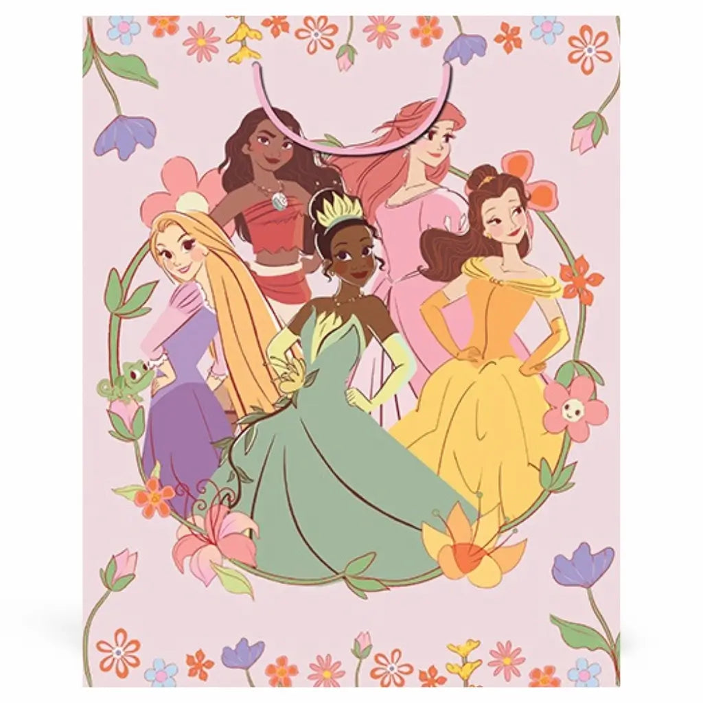 Disney Princess pastel floral large gift bag