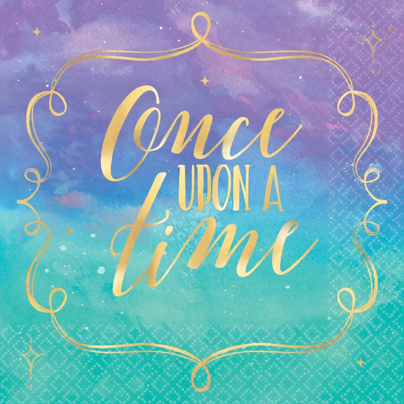 Disney Princess Once Upon A Time Beverage Napkins 16pk