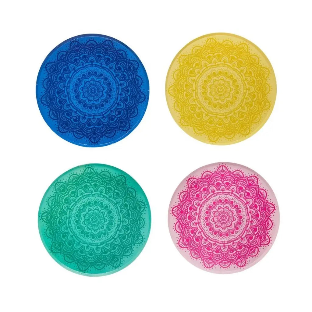 Colourful Diwali mandala disposable paper plates