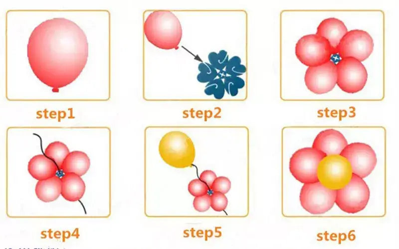 Retro Matte Heart & Daisy Balloon Bundle 24pk