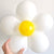 DIY White Daisy Latex Balloon 7 Pack