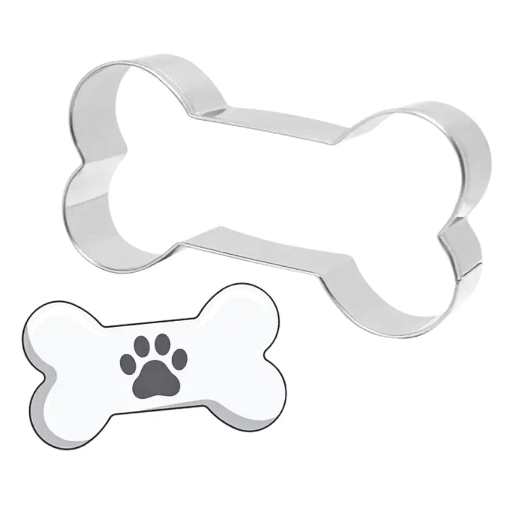 stainless steel bone cookie cutter for dog biscuits
