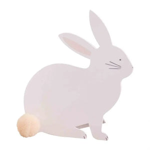 Easter Bunny Place Cards with Pom Pom Tails 6pk