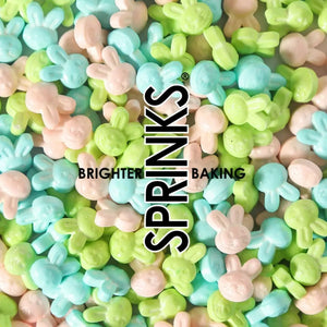Spring themed bunny sprinkles for baking