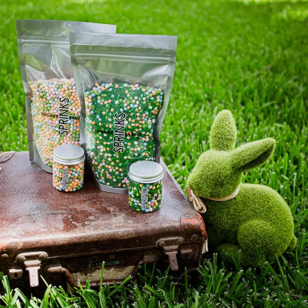 Speckled egg sprinkles for Easter desserts