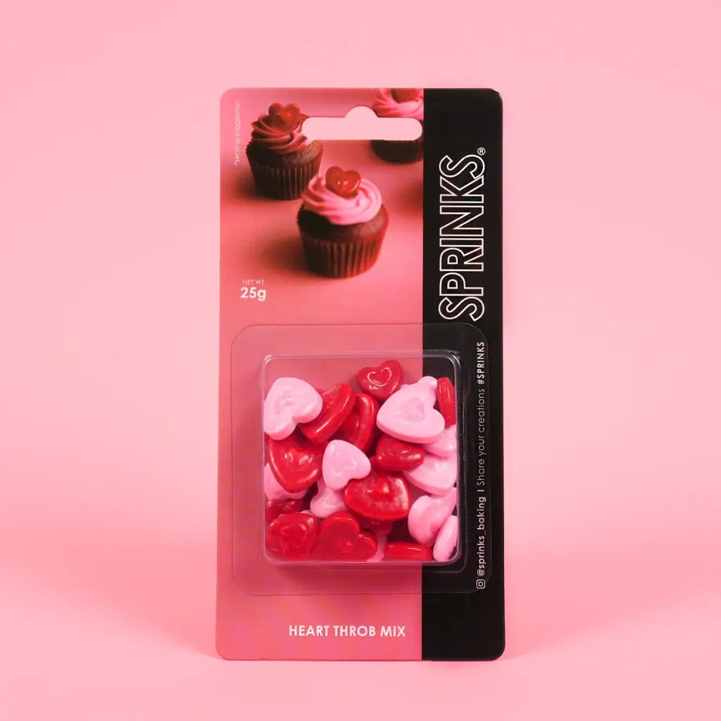 Sprinks heart throb mix tiny toppers 25g