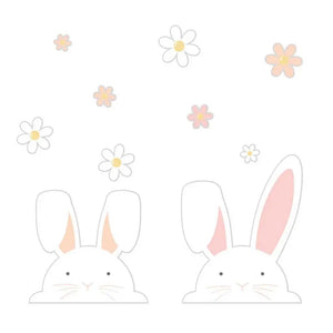 Easter Bunny Footprint Floor Stickers 8pk