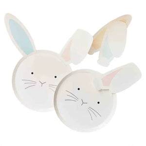 Pastel EGGCITING EASTER PAPER PLATES FSC NPC With Interchangeable Ears