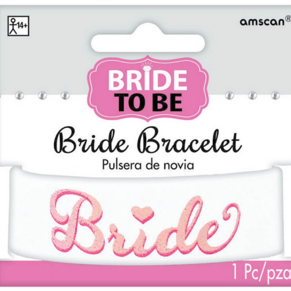 Elegant Bride Rubber Bracelet hen party wedding bridal shower outfit accessory