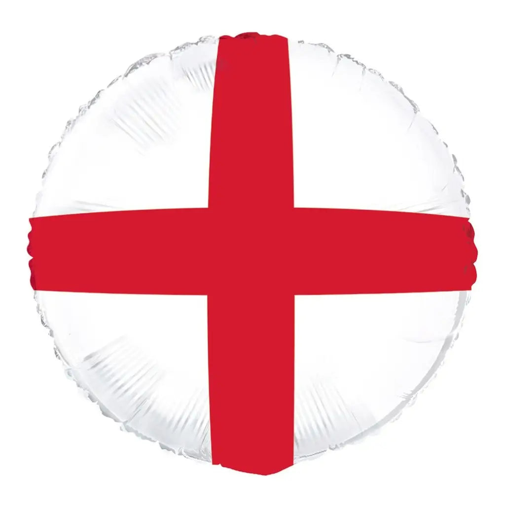 England flag foil balloon St George cross