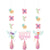 FAIRY FOREST HANGING STRING CUTOUTS & TASSELS 91CM