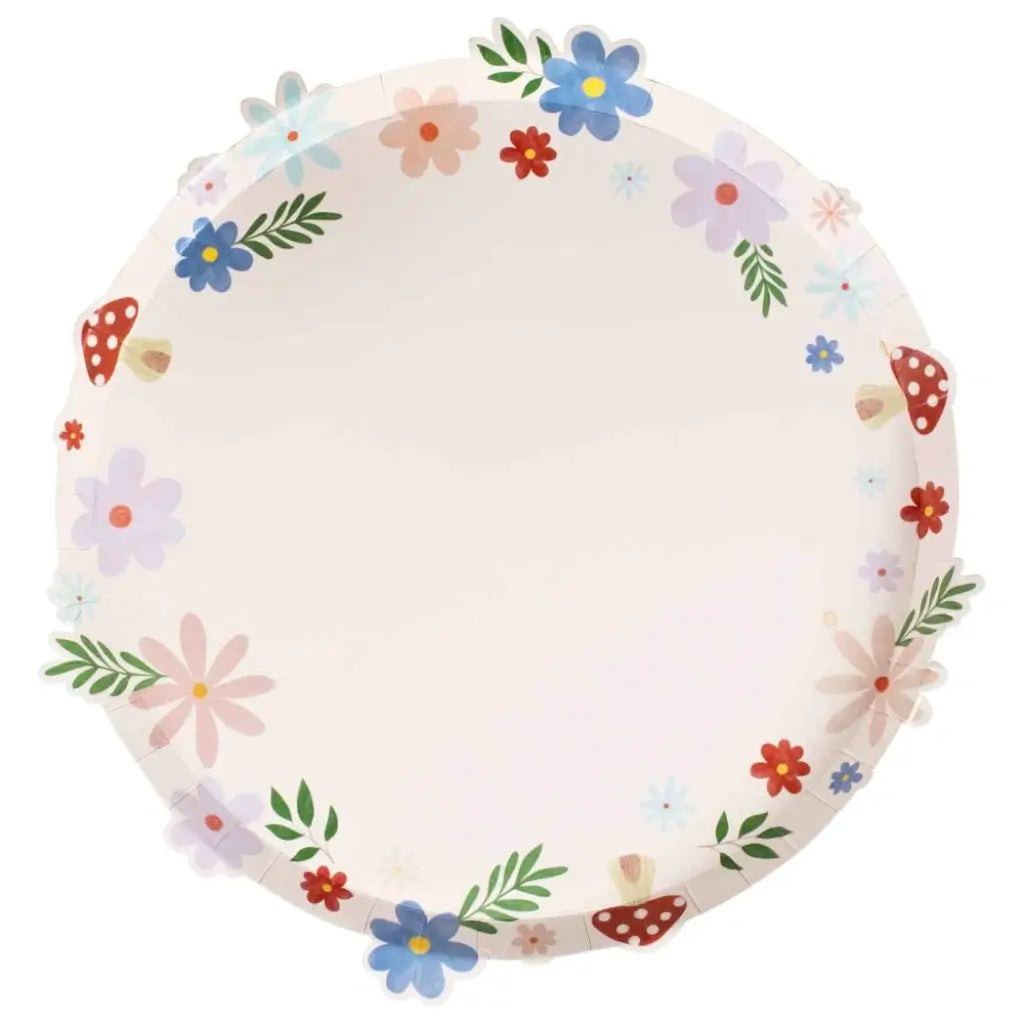Fairy garden birthday party tableware plates