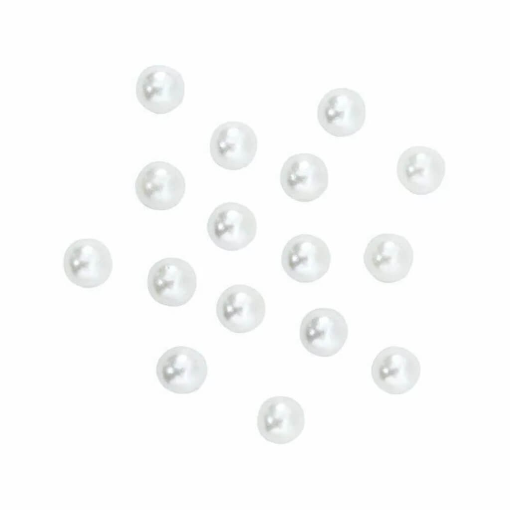 Faux White Pearl Beads 8mm 15g craft activities supplies