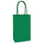 Festive Green Paper Kraft Bags 8pk