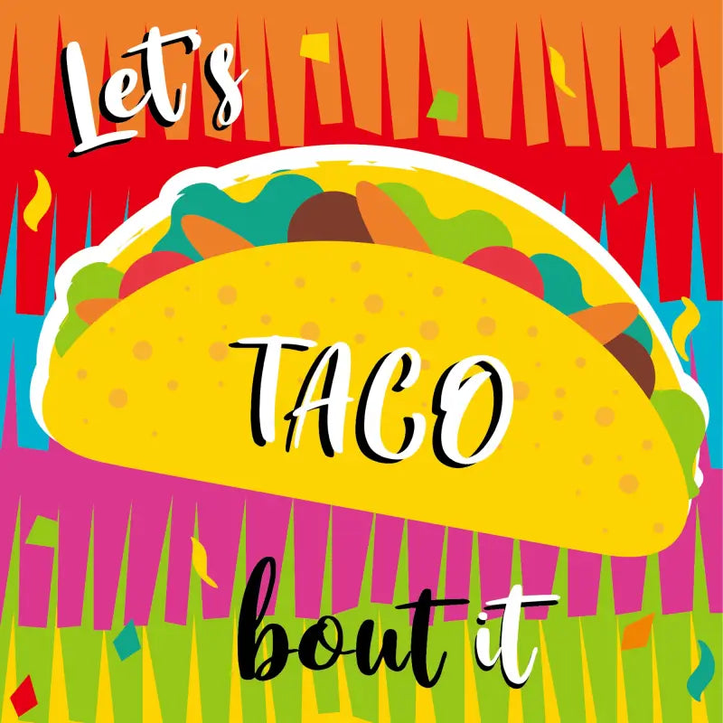 Fiesta Taco Bout A Party Lunch Napkins 16pk
