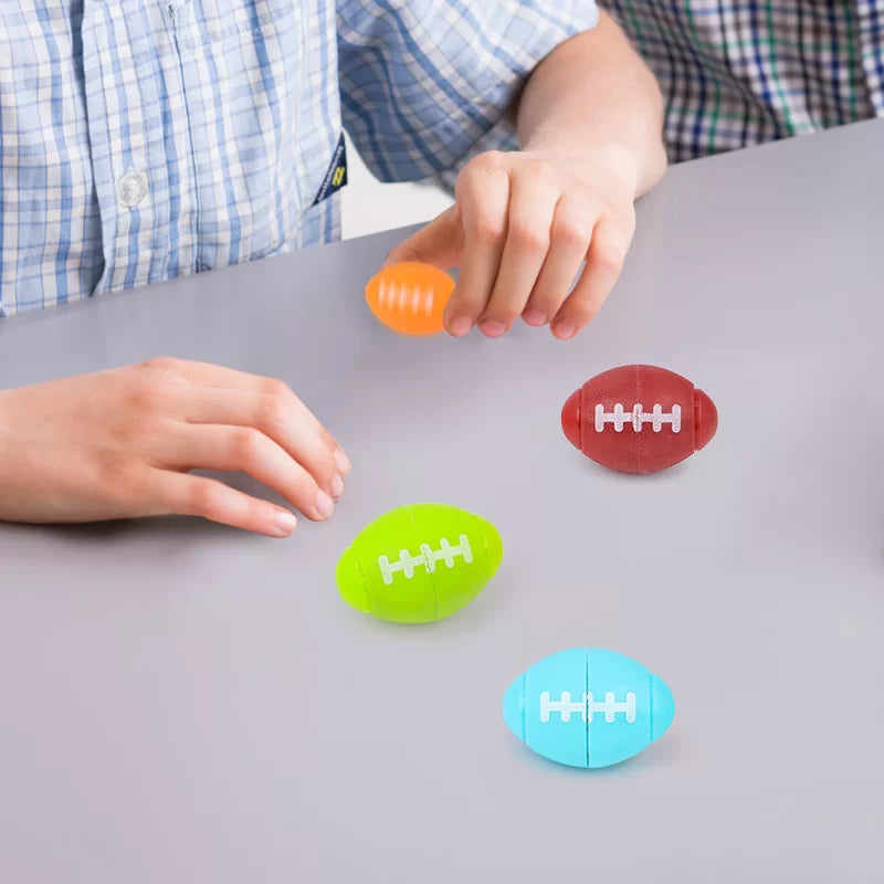 Football Spinner Kids Games 4pk party prizes loot bag fillers